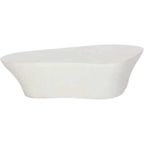 Dali 58.25 X 31.5 inch White Outdoor Coffee Table